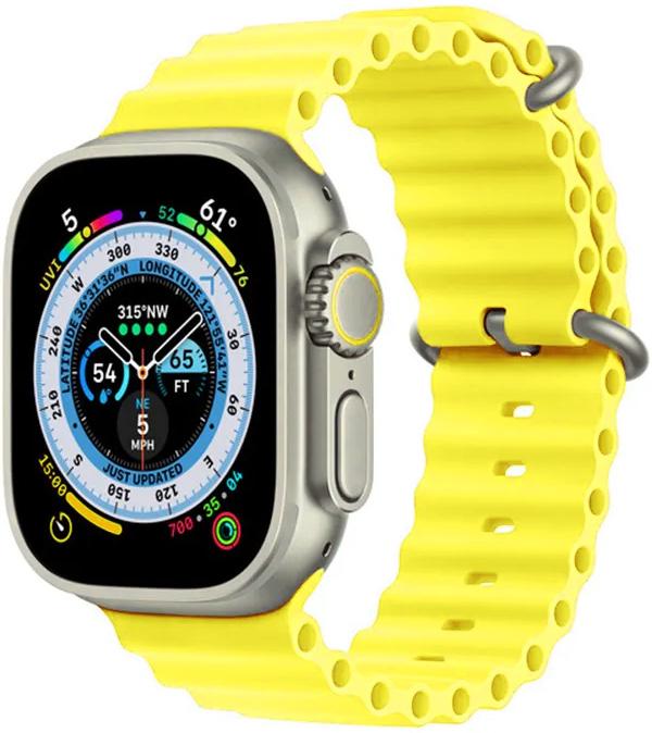 Image du produit PhoneLook Bracelet en caoutchouc silicone ondulé (42 mm, 44 mm, 45 mm, Caoutchouc / silicone)