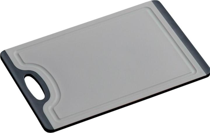 Kesper Schneidebrett Kunststoff grau Rutsch-Stopp, 29,5 x 19,5 cm