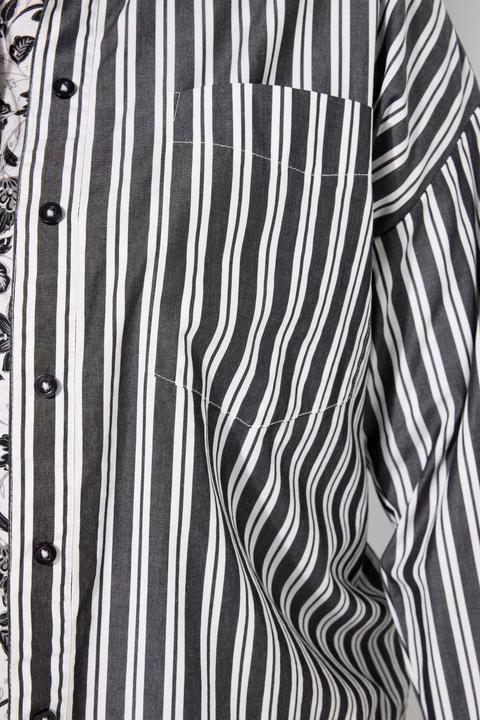 Immagine prodotto Studio Untold Camicia a righe dal taglio oversize (42, 44)