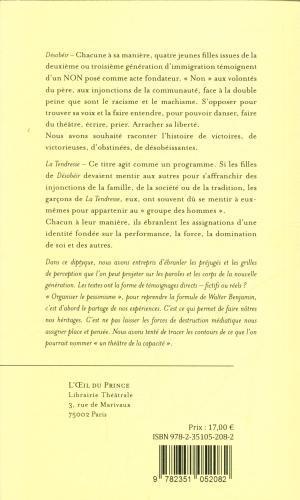 Image du produit Désobéir. Suivi de La tendresse (Français, Berès Julie, Keiss Kevin, Zeniter Alice et al, 2023)