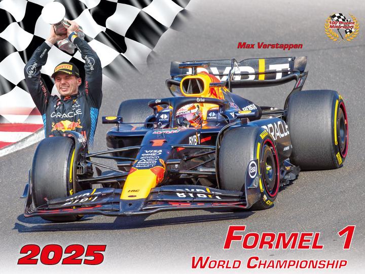 Produktbild Formel 1 Kalender 2025