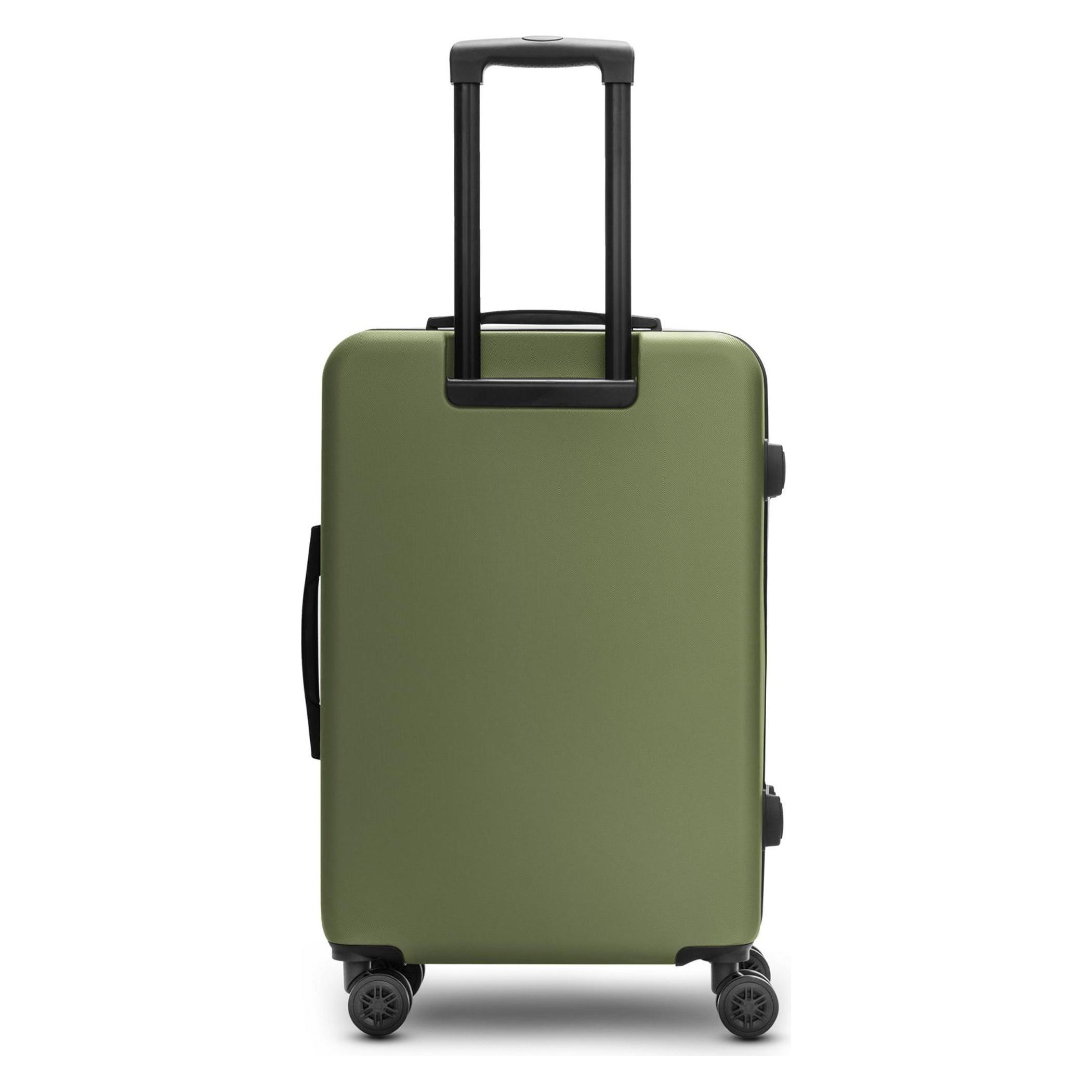 Redolz, Koffer, Essentials 09 Medium 4 Rollen Trolley 67 Cm, Grün, (66 l)