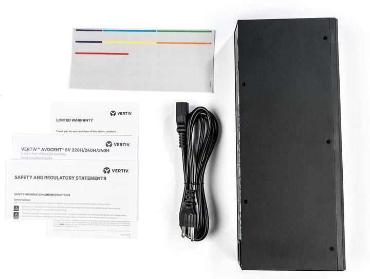 Actual product image Vertiv 4-PORT I.E. HDMI STANDARD KVM