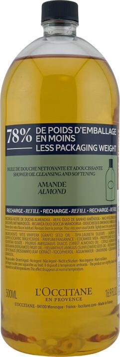 Image du produit L'Occitane Eco-recharge huile de douche amande (500 ml)