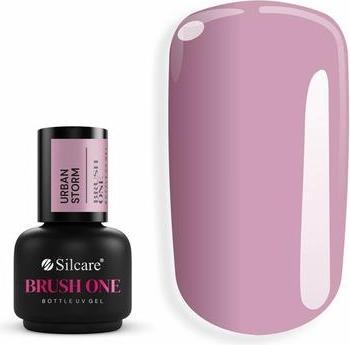 Produktbild Silcare Brush One Bottle Gel Building Gel In A Bottle With Brush Urban Storm 15g