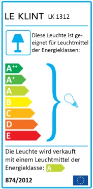 Energie-Label Le Klint Swirl 2 (E27)