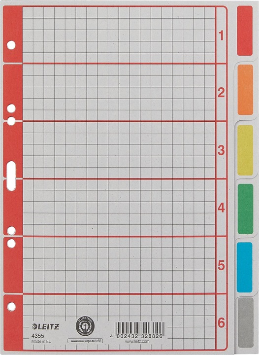 Leitz Register Karton