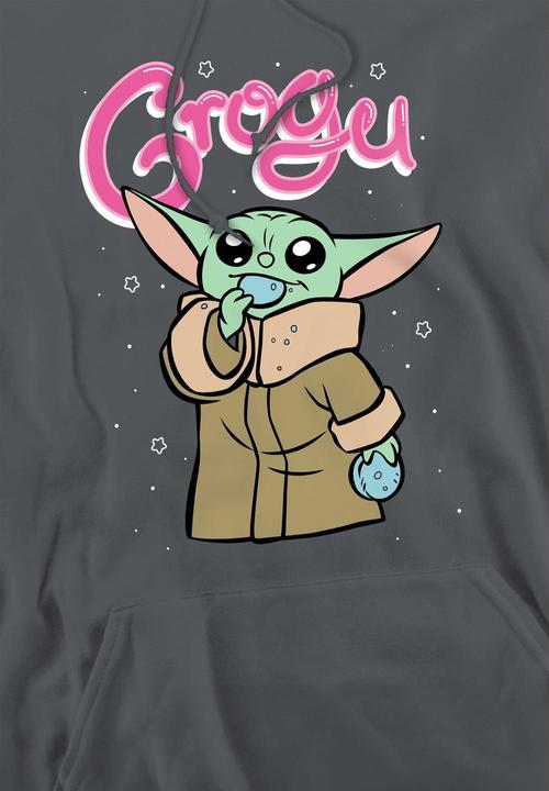 Actual product image Star Wars Mens Grogu Bubble Hoodie (M)