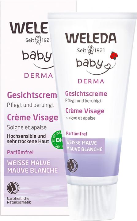 Image du produit Weleda Crème pour le visage à la mauve blanche