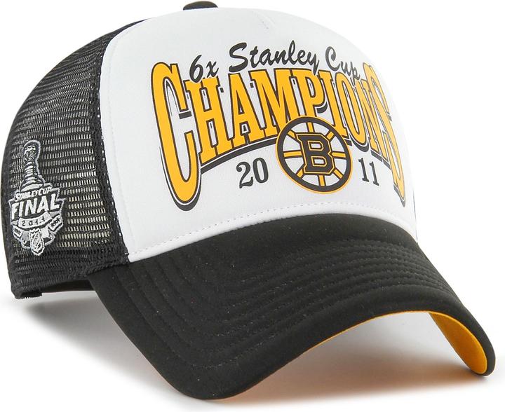 Actual product image 47 Brand Mesh Trucker Cap - FOAM CHAMP Boston Bruins