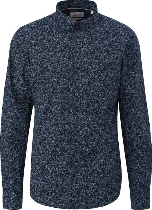 Produktbild s.Oliver Hemd Slim: Hemd aus Baumwollstretch (S)