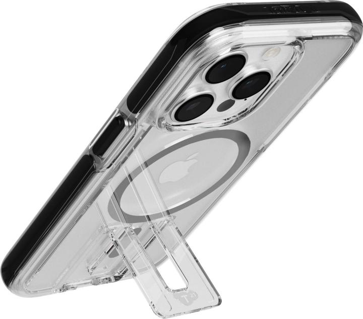 Actual product image tech21 Evo Kick MagSafe iPhone 15 Pro - Clear Black (Apple iPhone 15 Pro)