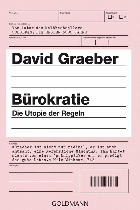 Produktbild Bürokratie (Deutsch, David Graeber, 2017)