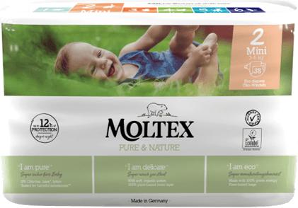 Image du produit Moltex Öko Couches écologiques, Mini (3-6 kg) (Taille 3)