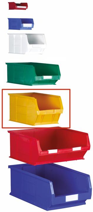 Produktbild RS PRO Stapelkasten gelb 205x350x181mm