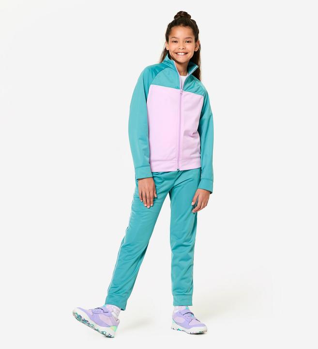 Actual product image Decathlon Tracksuit Girls Breathable Polyester