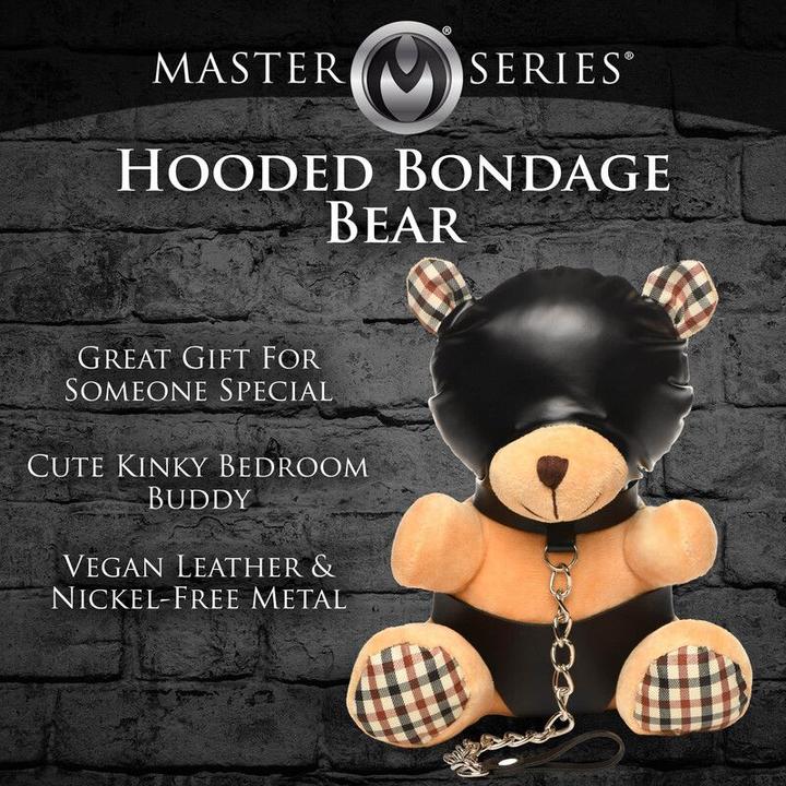 Actual product image Master Series Hooded Bondage Bear