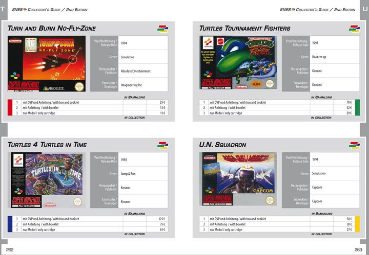 Produktbild SNES Collector's Guide 2nd Edition - Der Preisführer für eure Super Nintendo Spiele-Sammlung (Deutsch, Englisch, Thomas Michelfeit, 2016)