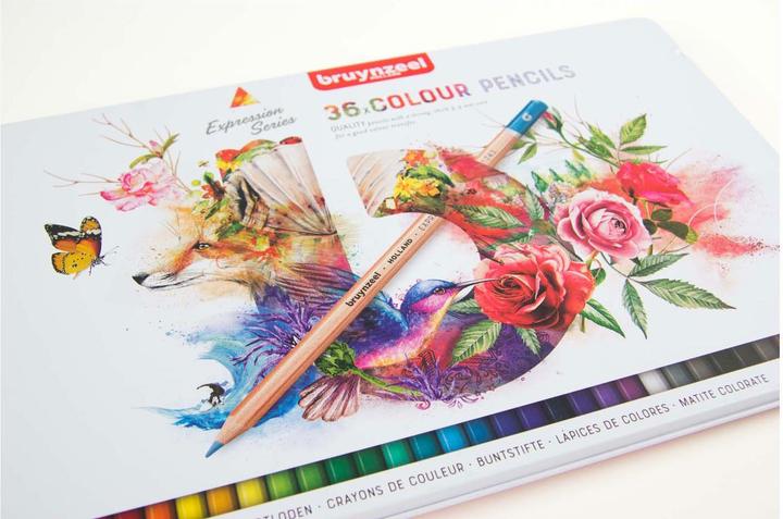 Produktbild Bruynzeel Farbstifte Expression Colour Metalletui, 36 Stück (Mehrfarbig, 36 x)
