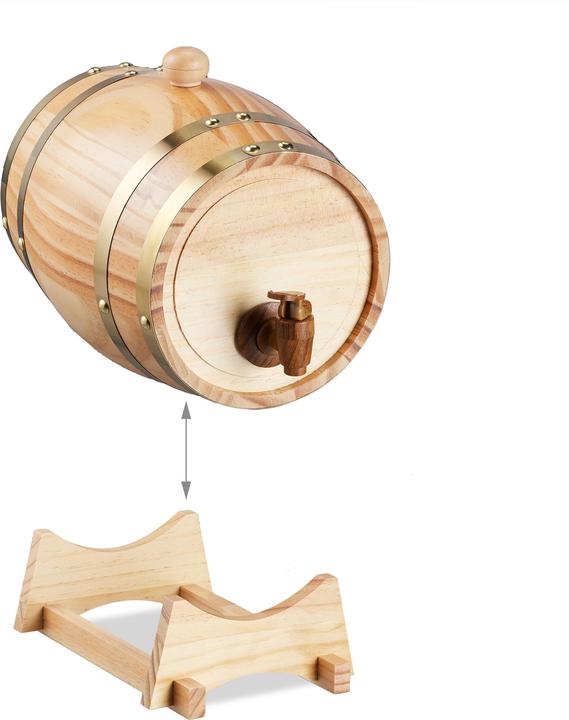 Image du produit Relaxdays Tonneau d'alcool