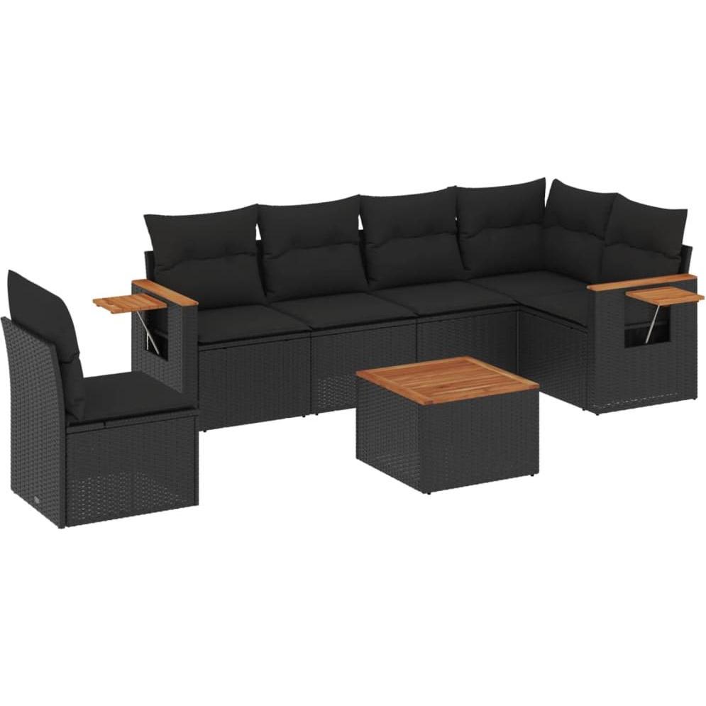 VidaXL, Gartenlounge, 10-tlg. Garten-Lounge-Set mit Kissen