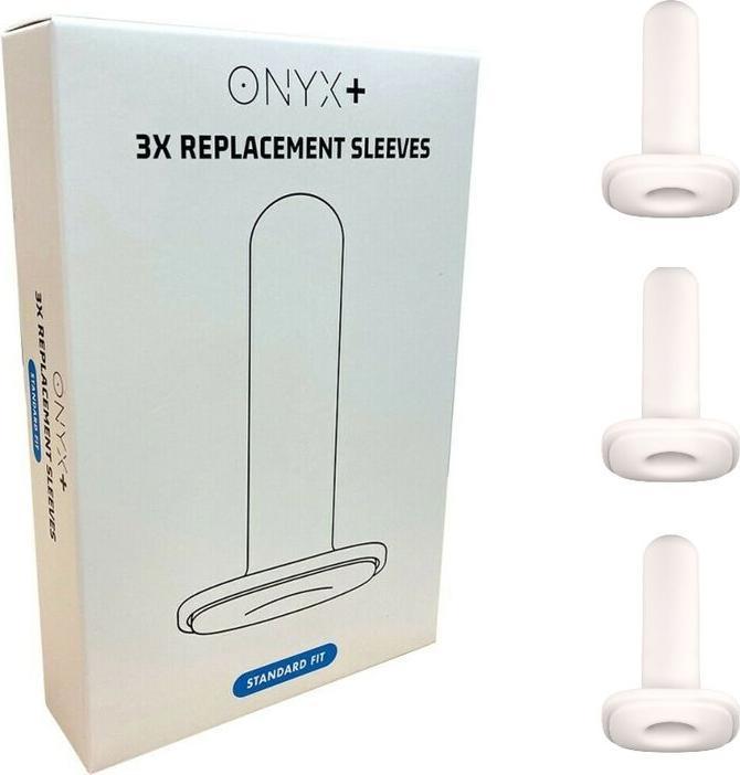 Actual product image Kiiroo Onyx + Replacement Sleeve 3 Pack Standard Fit