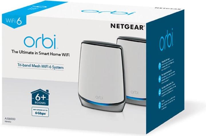 Produktbild Netgear Orbi WiFi 6 Mesh System AX6000 (RBK852)