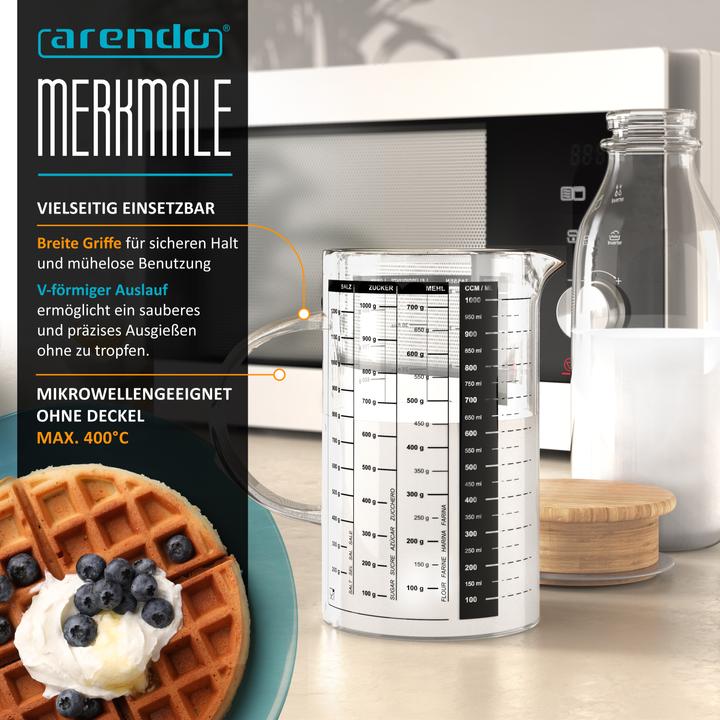 Actual product image Arendo Measuring jug (1000 ml)