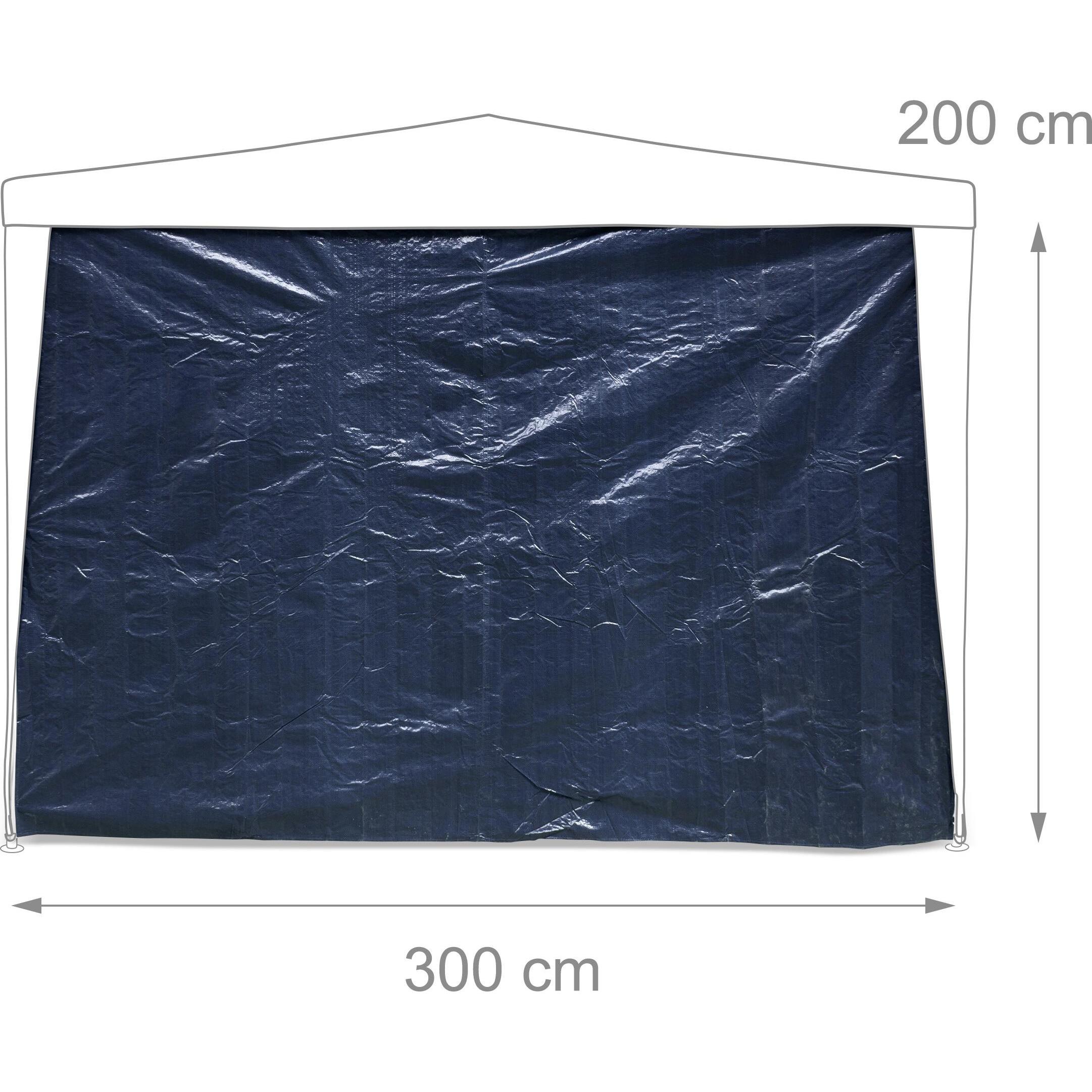 Thumbnail - Relaxdays, Pavillon, 3x Pavillon-Seitenteile (10 cm, 300 cm)