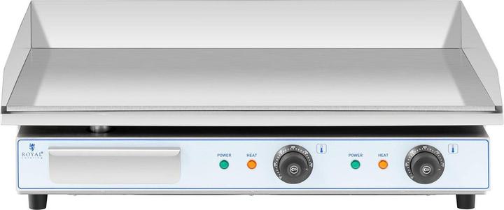 Produktbild Royal Catering Doppel Elektro Grillplatte Griddleplatte elektrisch 2 x 2.220 W 730 x 400 mm (0.00 kW)