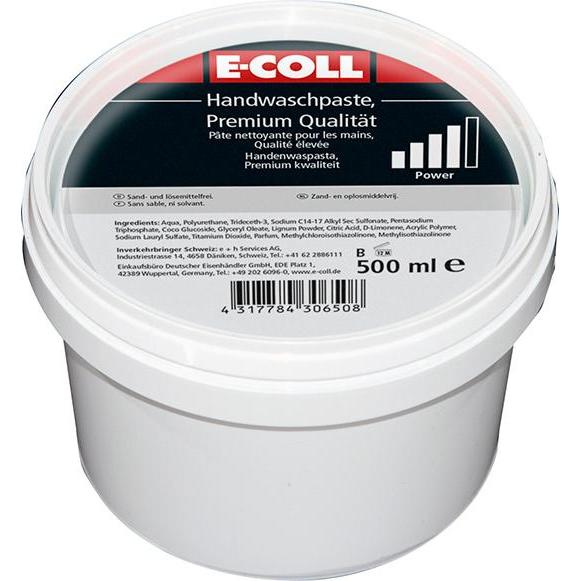 E-coll, Handseife, Handwaschpaste Premium Qualität 500ml Dose (500 ml)