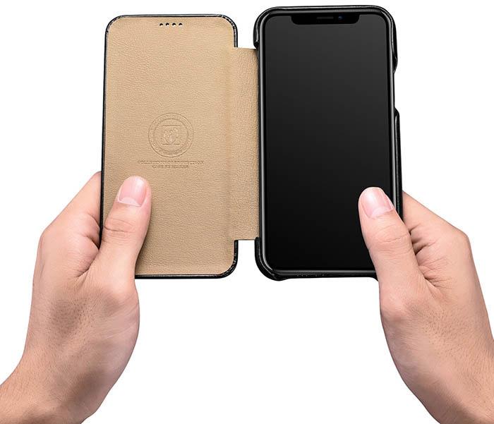 Image du produit iCarer Etui cuir avec rabat (Apple iPhone 11 Pro Max)