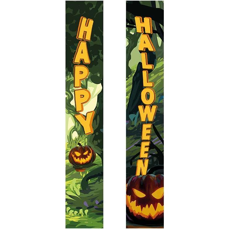 Europalms Halloween Banner, Geisterwald, 2er-Set, 30x180cm