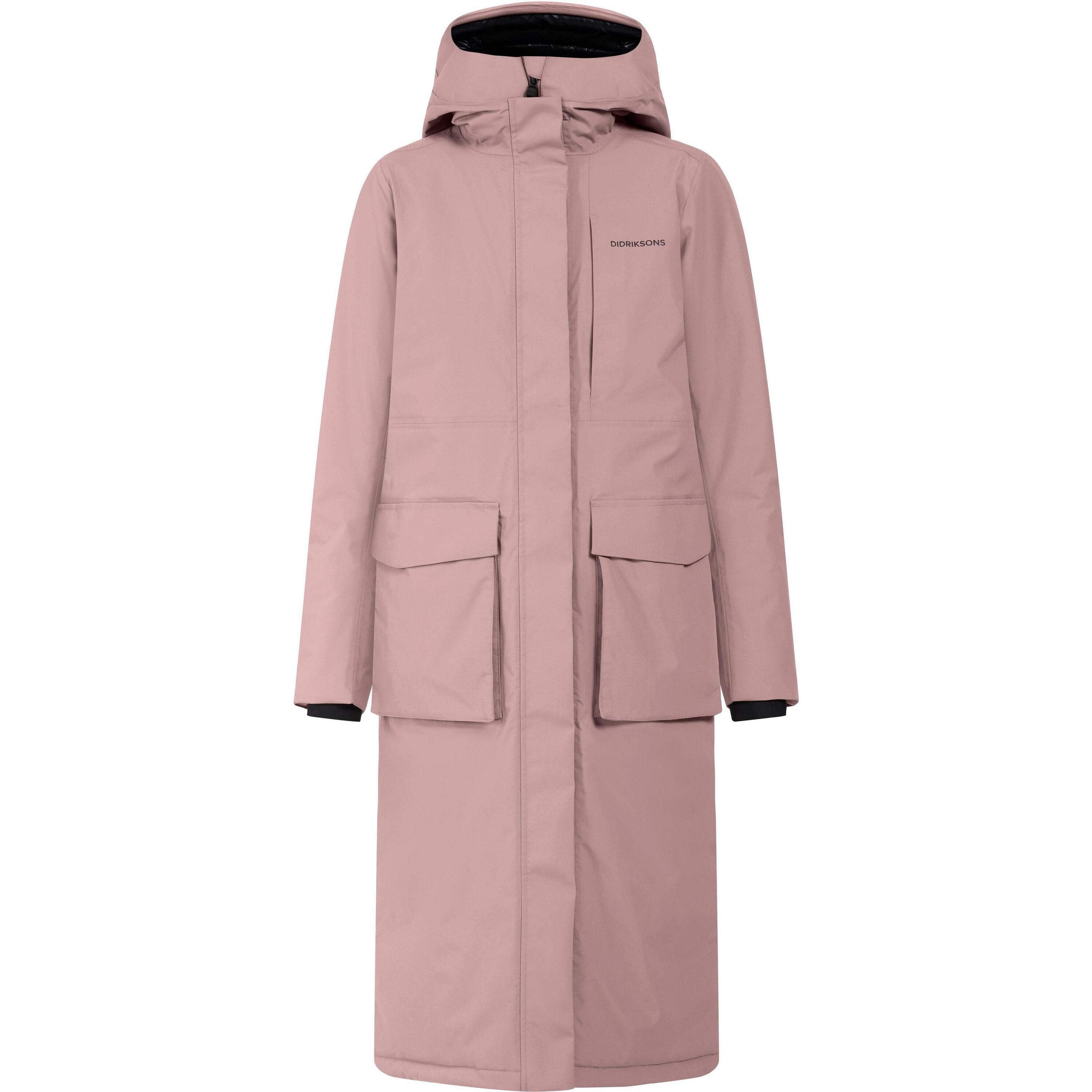 Didriksons, Damen, Jacke, Women's Leya Parka L 3 (44), Rosa, 44