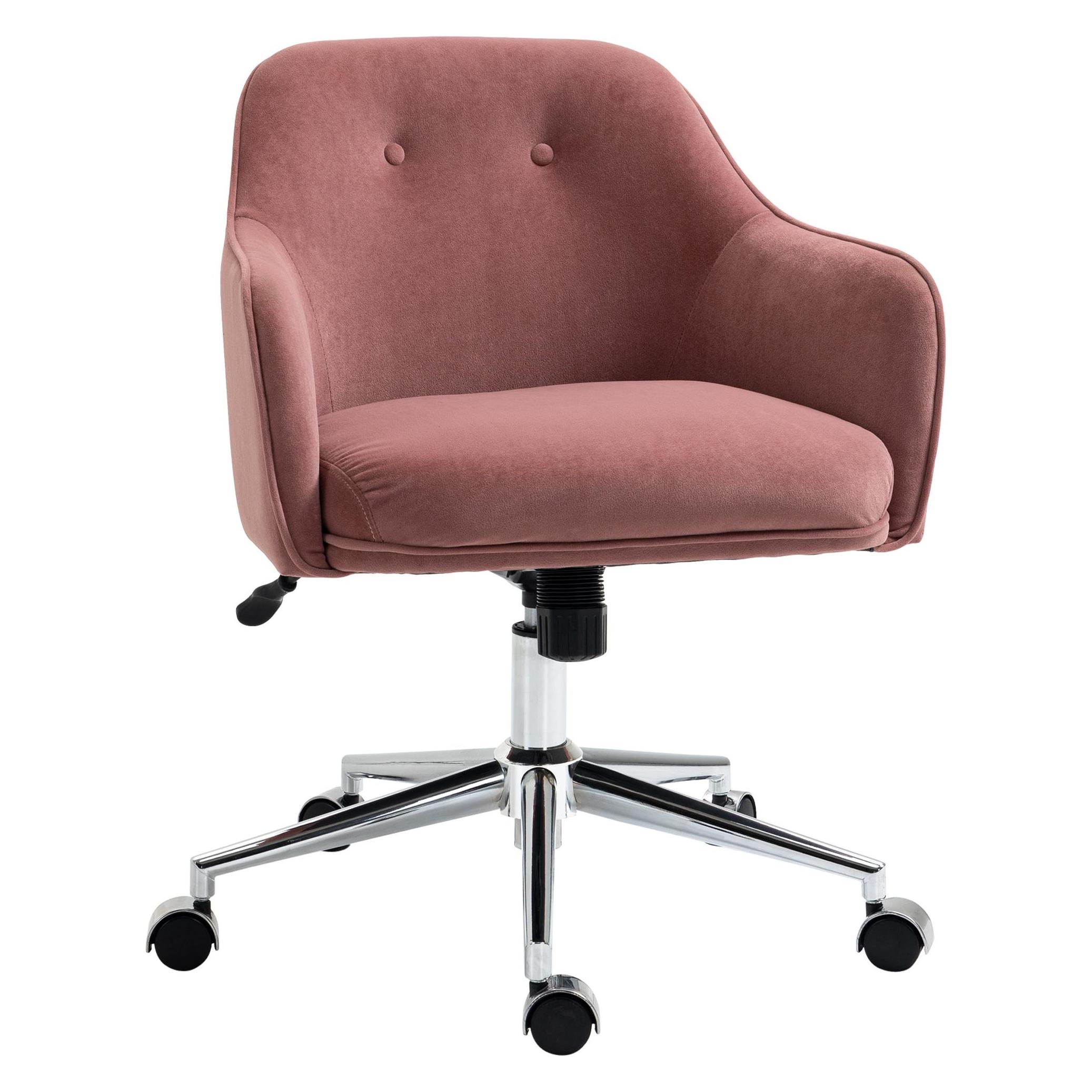 Sedia Ufficio Ergonomica Prodotta In Italia | Contatto Permanente, Elevazione A Gas, Braccioli Già Montati, Base Cromata, Blu Acrilico - 3