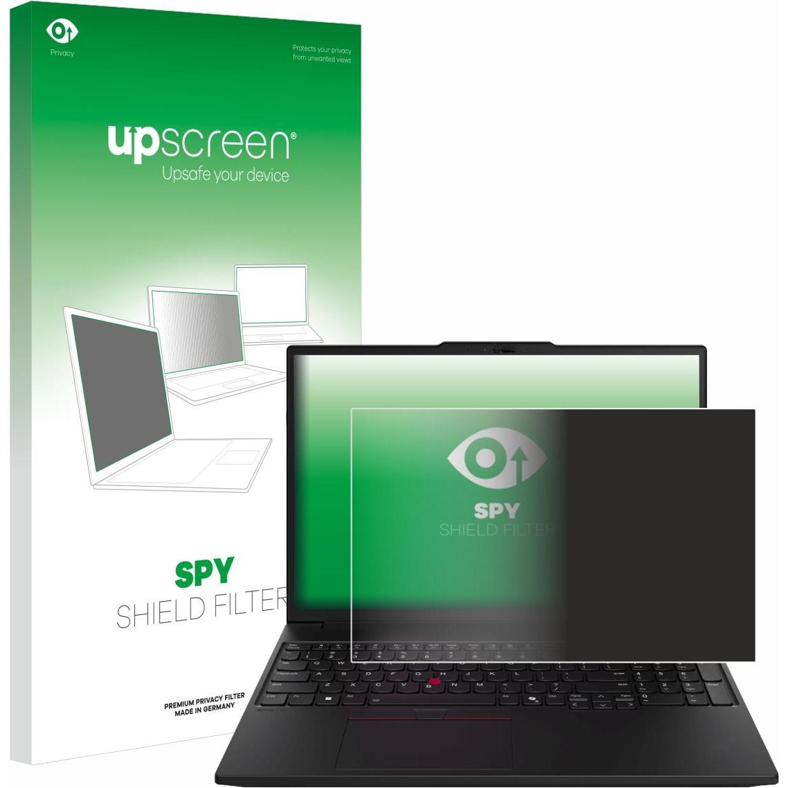 upscreen Spy Shield Blickschutzfilter (40.64", 16 : 10), Notebook Schutzfolie