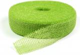 Actual product image Juteband 50mm 40m recycelbar - hellgrün
