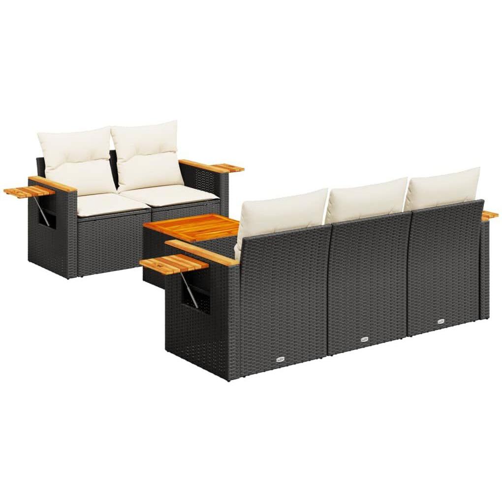 VidaXL, Gartenlounge, 10-tlg. Garten-Lounge-Set mit Kissen