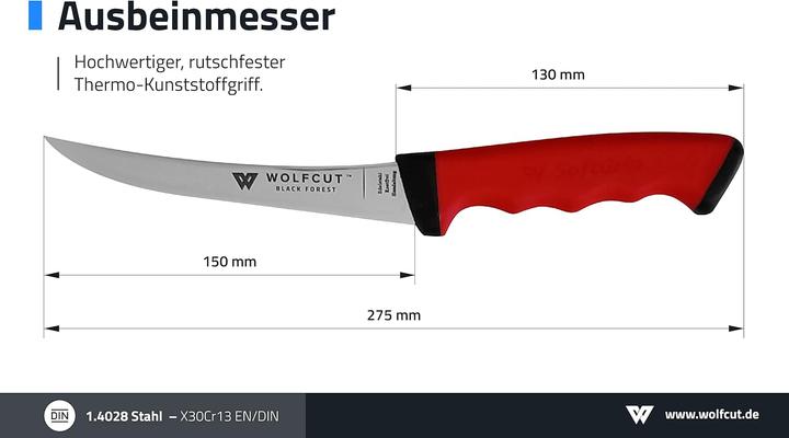 Produktbild Wolfcut Fleischermesser-Set (19 cm)