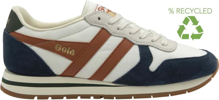 Navy blue, Orange, White