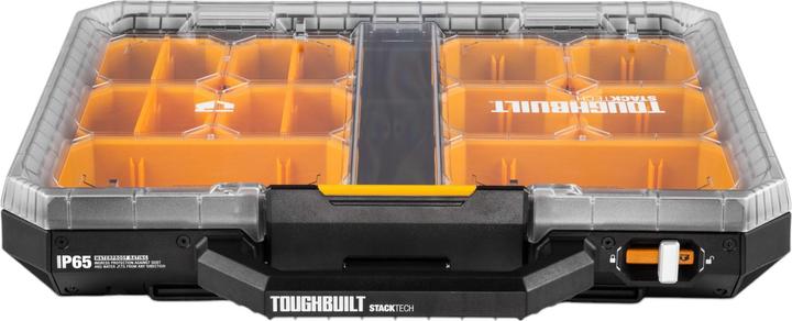 Productafbeelding ToughBuilt StackTech TB-B1-O-10 flacher Organizer 54 x 48 x 10 cm + 10x Inlay + 4x Trennwand
