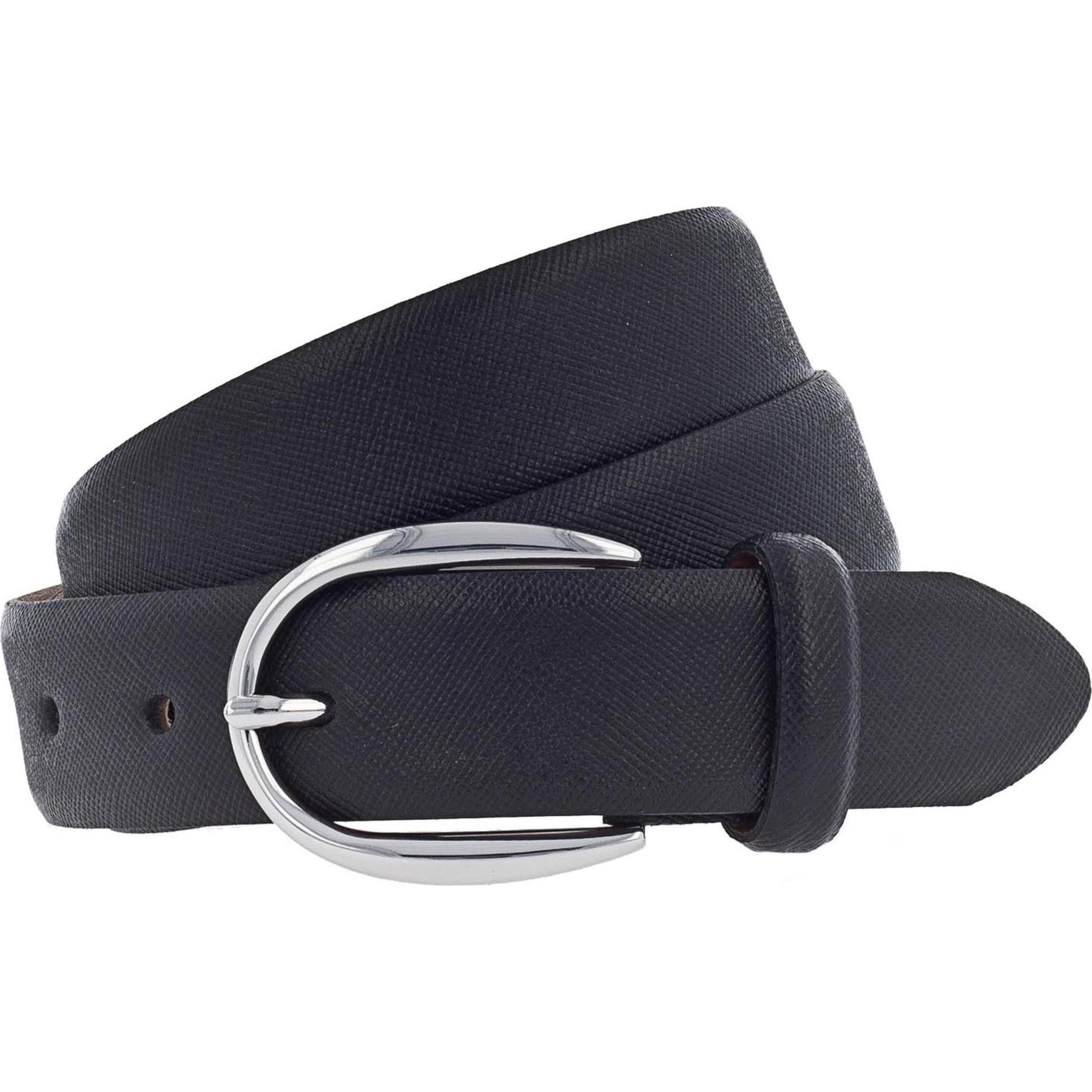 Vanzetti, Damen, Gürtel, Gürtel Leder, Schwarz, (85)