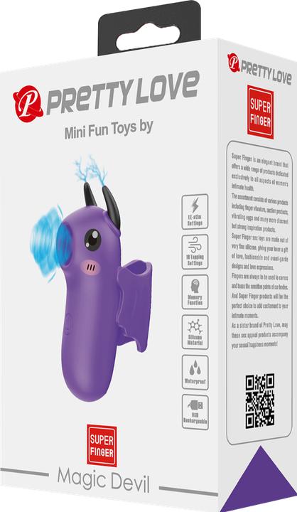 Produktbild Pretty Love Mini Fun Toys - Magic Devil - Fingervibrator - Lila