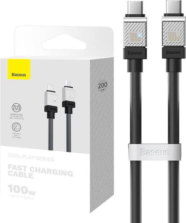 Produktbild Baseus USB C — USB C (2 m, USB 3.2 Gen 1, 100 W)