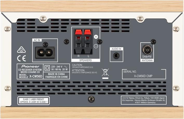 Produktbild Pioneer X-Cm56d (Bluetooth, CD Player, 2x 15 W)