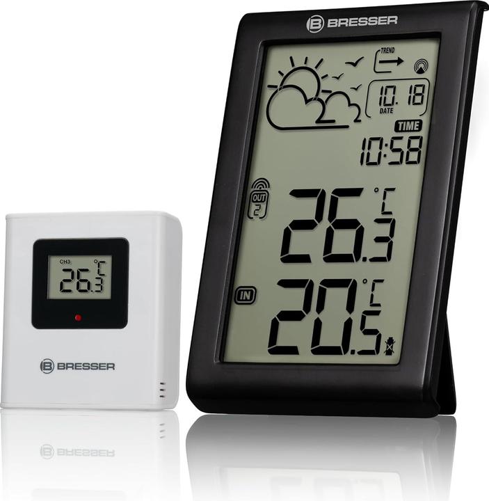 Image du produit Bresser Meteo Temp W Funk Wetterstation mit Aussensensor und DCF-Funkuhr