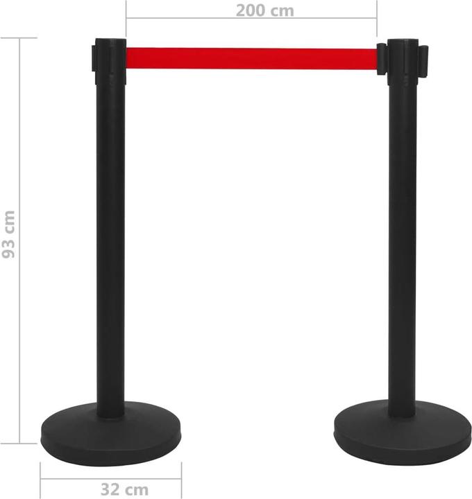 Immagine prodotto vidaXL Personenleitsystem