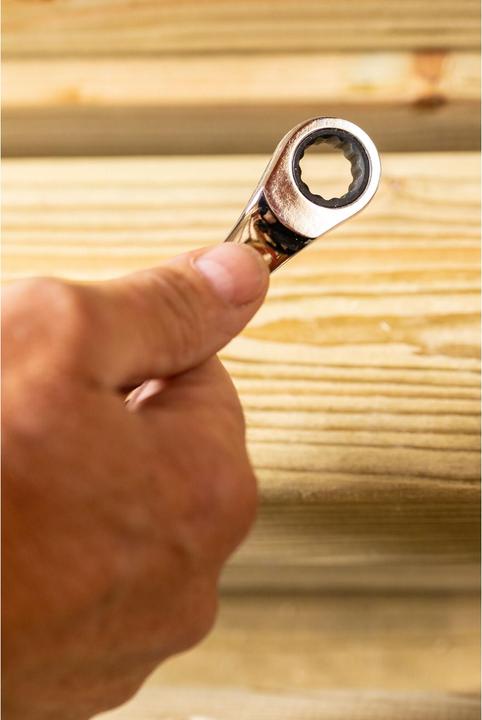 Actual product image Stanley Ratchet ring spanner (15 mm)