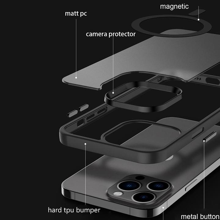 Image du produit Cadorabo Coque pour Apple iPhone 12 / 12 PRO compatible avec Magsafe (Apple iPhone 12, Realme 12 Pro+)