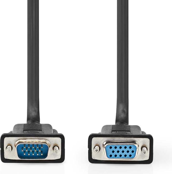 Produktbild Nedis VGA-Kabel | VGA Stecker | VGA Buchse | Vernickelt | Maximale Auflösung: 1280x800 | 5.00 m | Ru (5 m)